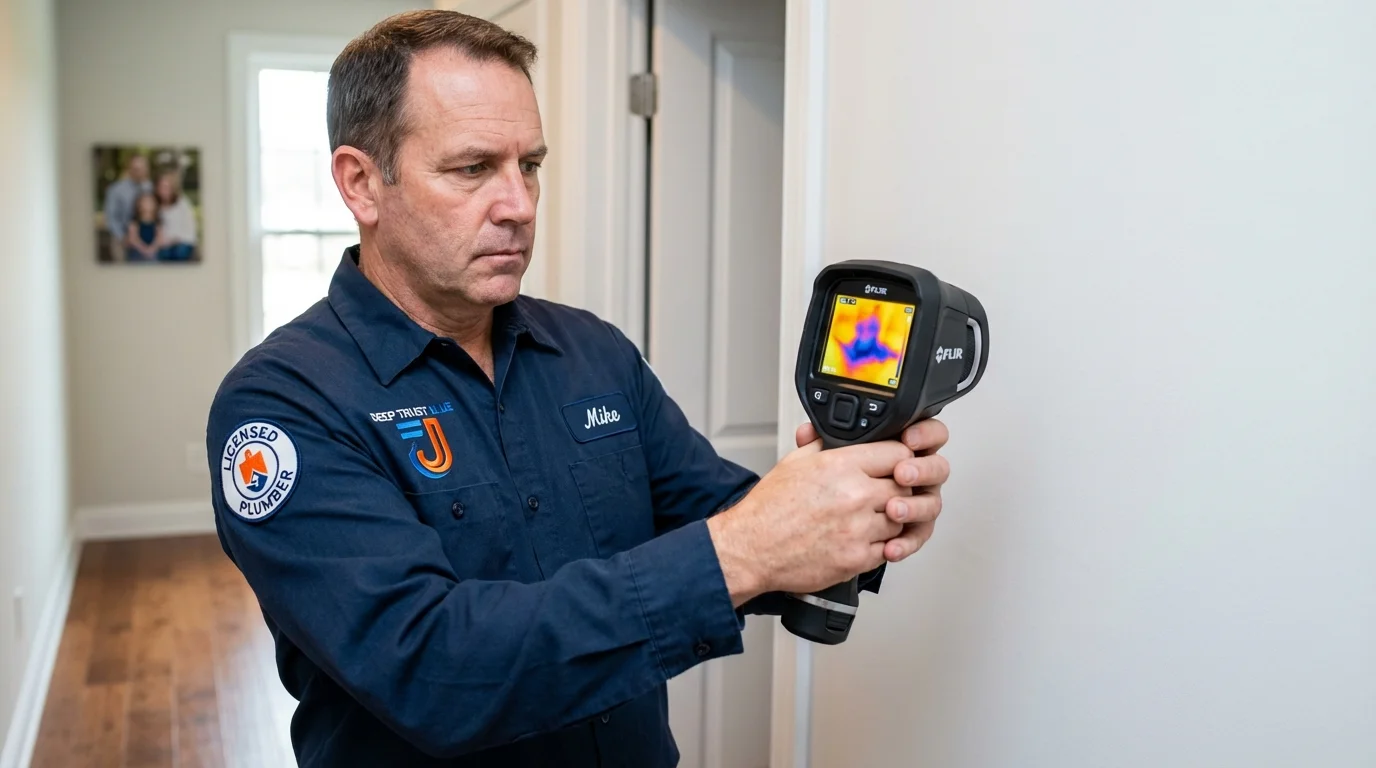 Thermal imaging leak detection by Johns Plumbing LLC in Cedartown